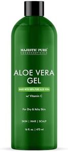 Majestic Pure Aloe Vera Gel, From Organic Cold Pressed Aloe Vera, 100% Natural, 470ml