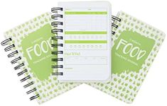 Paper Junkie 3-Pack Calorie Counter Book for Weight Loss, 90-Day Food Meal Pocket-Size Tracker Journal Notebook for Men and Women Nutrition Meal Tracker and Recording (5 x 3.5 Inches)