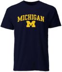 Barnesmith University of Michigan UMich, U-M Wolverines Short-Sleeve T-Shirt, Spirit, Navy, XX-Large