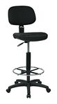 Office Star DC517-231 Sculptured Foam Seat and Back Drafting Chair, 23 x 33, Black