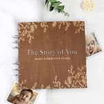 Creawoo Wooden Baby Memory Book Mil
