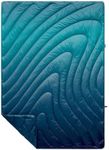 Rumpl The Original Puffy | Printed Outdoor Camping Blanket for Traveling, Picnics, Beach Trips, Concerts | Ocean Fade, 1-Person