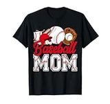 Retro Baseball Mom Mama Baseball Li
