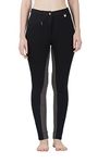 Avon Equine Horse Riding Ladies Soft Stretchy Jodphurs Women Jodhpurs Jods Two ToneBLACK / GREY34