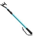 SANLIKE Telescopic Boat Hook,Docking Telescopic Pole,Floating,Durable,Rust-Resistant with Luminous Bead Boat Hooks Boating Accessories Non-Slip Push Pole for Docking (66.9 in Telescopic Boat Hooks)