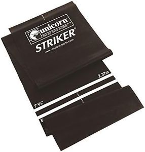 Unicorn Darts Pro Striker Mat, Black