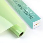 HTVRONT Clear HTV Vinyl for Sublimation - 12" X 5FT Upgraded Glossy Sublimation Vinyl - Vivid Colors Clear Dye Sub HTV for Light-Colored Cotton Fabric