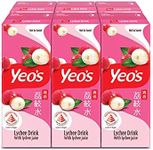 Yeo's Lychee Drink 6 Tetrapacks, 15