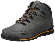 Timberland Men's Euro Rock Hiker Boots, Medium Grey Nubuck, 10 UK