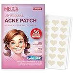 MEDca Invisible Cover - Universal Face Care Facial Stickers Two Styles Stars & Hearts - Pack of 56