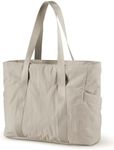 BAGSMART Tote Bag for Women with Zi