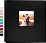 potricher Photo Album 4x6 1000 Photos Large Capacity Leather cover Picture Albums with 1000 Horizontal and Vertical Pockets for Family Wedding Anniversary Baby (Black,1000 Pockets)