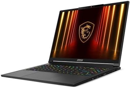 MSI Stealth A16 AI+ A3XWHG-048AU, 16" QHD+ OLED 240Hz Gaming Laptop, AMD Ryzen AI 9 HX 370, 32GB LPDDR5X, 2TB SSD, NVIDIA GeForce RTX 5070 Ti, Windows 11 Pro, Core Black