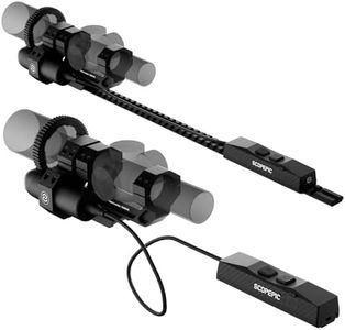 SCOPEPIC Electric MOLK Picatinny Riflescope Mounts, Smart LPVOs Fast Zooming System 30MM/34MM, Electronic LVPO Tactical Rifle Scope Mounting System, Compatible with Tango-MSR & Strike Eagle