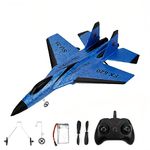 Uezeth RC Plane Foam Plane, Remote Control 2023 Wireless Airplane Toy, Glider 2.4g Radio Control, Outdoor Model Flight Toys for Kids And Adults (FX620, Blue)