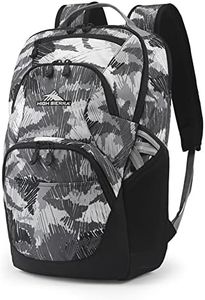 High Sierra Swoop SG Kids Adult School Backpack Book Bag Travel Laptop Bag with Drop Protection Pocket, and Tablet Sleeve, Scribble Camo