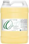 Jojoba and Hazelnut Massage Oil Blend - Bulk 128 oz 1 Gallon - Natural Rich Botanical Mix of Jojoba, Emu, Hazelnut, Argan - for Hair Skin Face Body Deep Tissue Rub Spa Relaxation - Cocojojo