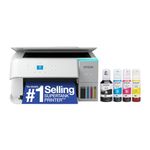 Epson EcoTank ET-2980 Wireless All-in-One Colour Supertank Printer with up to 3 Years of Ink, Refillable Tanks, Perfect for Home, 15 PPM, 1.44" Colour Screen, Auto 2-Sided Printing - White