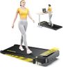 TOPUTURE Walking Pad with Incline, Under Desk Treadmill, Portable Treadmills for Home/Office, 2.5HP Walking Jogging Running Machine 300 lbs Capacity with LED Display, Remote Control/App Control