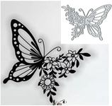 Animal Butterfly Flower Metal Die Cuts,Spring Buttrefly Flowre Leaf Cutting Dies Cut Stencils DIY Scrapbooking Decorative Embossing Paper Scrapbooking Card Making