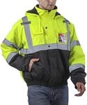 Mens High Visibility Jacket Waterpr