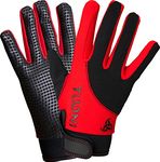 Tuoni Sports Gloves for Kids - Kids Cycling Gloves/Football Gloves/Bike Gloves - Thermal Gloves for Hockey, Rugby, Horse Riding, Netball, Running, American Football - Kids Grip Glove with Silicone