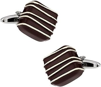 Piece of Chocolate Cufflinks by Cuff-Daddy