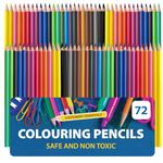 SOL 72 Colouring Pencils for Adults and Children, Bright Coloured Pencils for Children Art & Craft Supplies, Pencil Crayons in 20 Assorted Pencil Colours, Colour Pencils, Artist Pencils