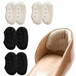 4-6 Pairs Heel Cushion,Heel Grip Shoes Too Big,Self-Adhesive Heel Cushion,Anti-Slip Heel Pads,Shoe Insoles for Ladies Liners Heel Blister Protectors for Women Men, Fit and Comfort