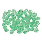 The Dreidel Company Fake Acrylic Diamonds, Crushed Ice Rocks, Plastic Ice Cubes, Rock Diamond Crystals, Gems for Party Decoration, Vase Fillers, Photography Props (Lime-Green, Half-Pound)