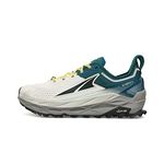 ALTRA Men's AL0A7R6P Olympus 5 Trail Running Shoe, Gray/Teal, 12