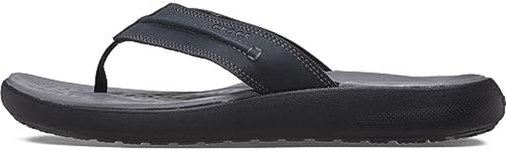 Crocs mens Yukon Vista Ii Flip Flops, Black, 10