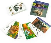 MEROCO Animal Tracks Game Animal Flash Cards for Kids Ages 4-8 Preschool Learning Toys for 4 Year Old