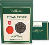 VAHDAM, Fresh Harvest Assam Tea Leaves with Golden Tips, 3.53oz (50 Cups) Strong, Malty & Rich - Exotic Assam Tea Loose Leaf | Pure Assam Black Tea | English Breakfast Tea