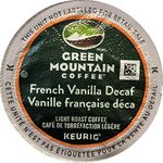 Green Mountain Coffee Roasters French Vanilla Decaf Coffee K-Cups for Keurig Brewers, 24 Count (Packaging May Vary)