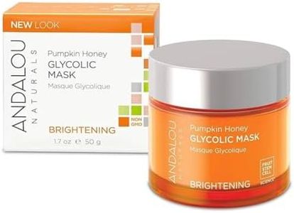 Andalou Naturals Brightening Pumpkin Honey Glycolic Mask, 53 ml, 1.7 oz (43743)