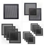 120mm Dust Filter for Computer Cooler Fan, Magnetic Frame PC Fan Dust Mesh PC Cooler Filter Dustproof PVC Cover Computer Fan Grills (1pc Pack)