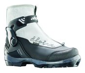 Alpina Women's Traverse Eve Back-Country Nordic Cross-Country Ski Boots, for use with NNN-BC Binding, Black, 41