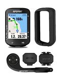 iGPSPORT BSC300 Bike Computer Wireless, MAP Navigation Color Screen Bluetooth ANT+ GPS Cycle Computer Waterproof (BSC300-SET)