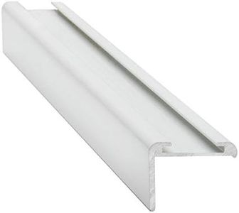 RecPro RV Insert Roof Trim with 3/4" Leg | Black or White Color Options | 92" Length | Aluminum | Made in The USA (2 Trim Pieces, White)