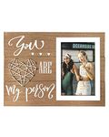 Ylu Yni Best Friend Picture Frame, Holds 4 x 6 Inch Photo, Rustic Wooden Wall Décor, Unique Friend Gifts for Women, Birthday, Graduation, Long Distance Friendship, Going Away Gifts for Best Friends, BFF