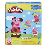 Play-Doh Peppa Pig Stylin Set with 9 Non-Toxic Modeling Compound Cans and 11 Accessories, Peppa Pig Toy for Kids 3 and Up, Multicolor, 6.68 x 18.42 x 21.59 cm