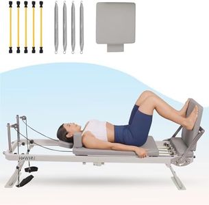 HOWHAI Reformer Pilates Machine, Foldable Pilates Reformer with Jump Board, Pilates Equipment for Home Gym Studio Use with 153 lbs Adjustable Resistance (400lbs Capacity)