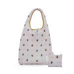 Cooksmart British Designed Large Eco Bag | Large Eco Bags With Handles Great For On The Go | Large Eco Friendly Option For Shopping Bags - Bumble Bees