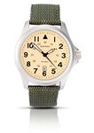 Sekonda Mens 43mm Wingman Pilot Style Watch with Date Window and Nylon Strap 50m Water Resistant