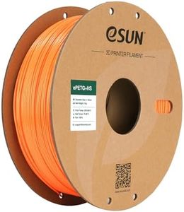 eSUN PETG Filament for 3D Printers High Speed PETG 3D Printer Filament 1.75mm Dimension Accuracy +/- 0.02mm 1KG (2.2 LBS) Spool Fast Printing PETG 3D Printing Material，Solid Orange