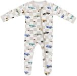 KYTE BABY Zippered Footie in Fast and Fierce