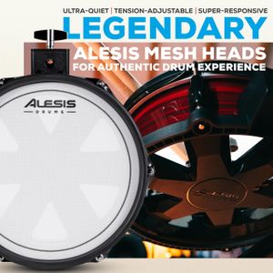 Alesis Nitro Pro XL Electronic Drum Kit – 8-Piece Mesh Set
