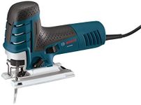 BOSCH JS470EB Corded Barrel-Grip Jig Saw - 120V Low Vibration, 7 Amp Variable Speed for Smooth Cutting up to Up To 5-7/8 Inch on Wood, 3/8 Inch on Steel For Countertops