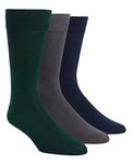 Polo Ralph Lauren Men's 3-Pack Supersoft Flat Knit with Polo Player Embroidery Socks (One Size, Forest)